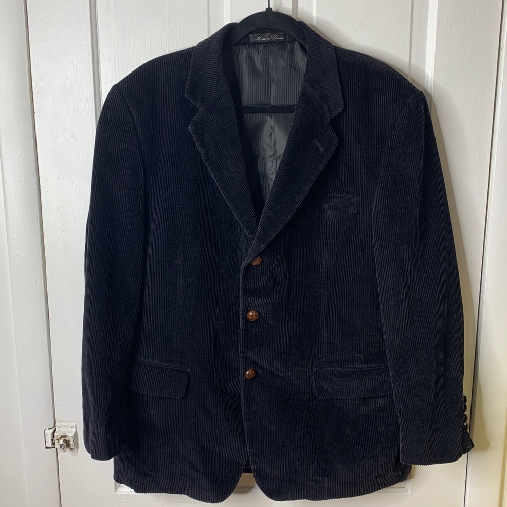 Men's Zagato Signature Collection Corduroy Blazer